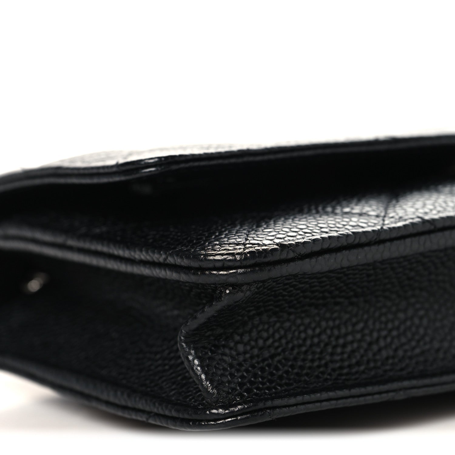 Chanel Caviar Quilted Wallet on Chain WOC Black