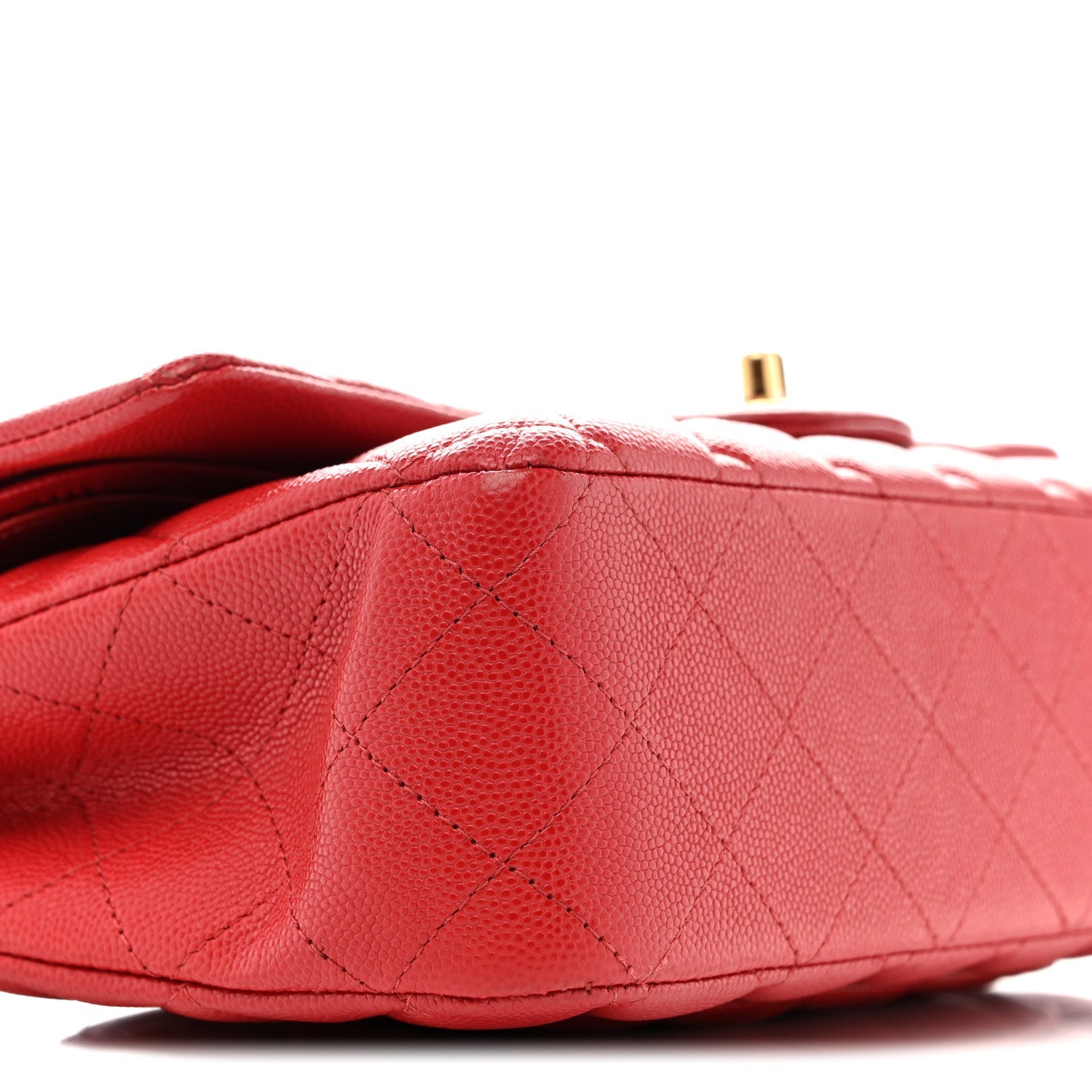 Chanel Caviar Quilted Medium Double Flap Red