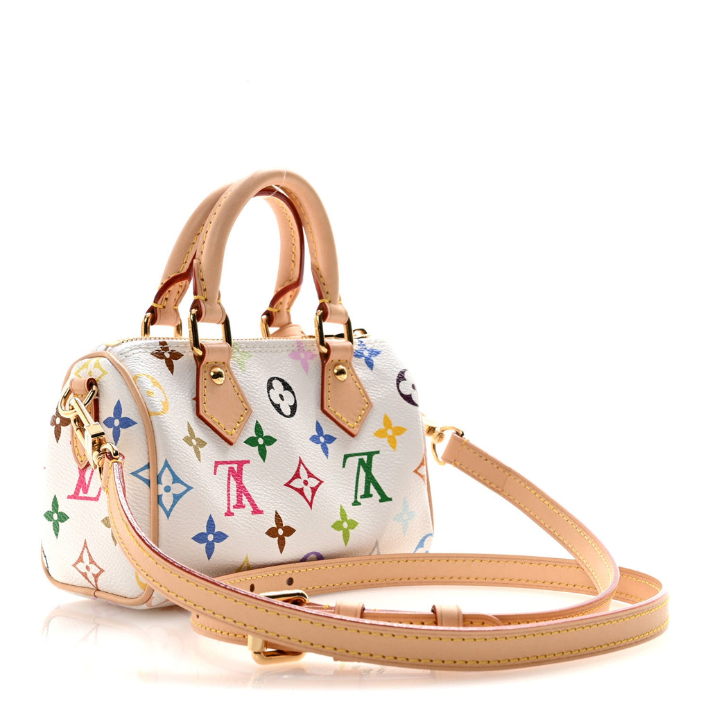 Louis Vuitton LV X TM Monogram Multicolor Nano Speedy White