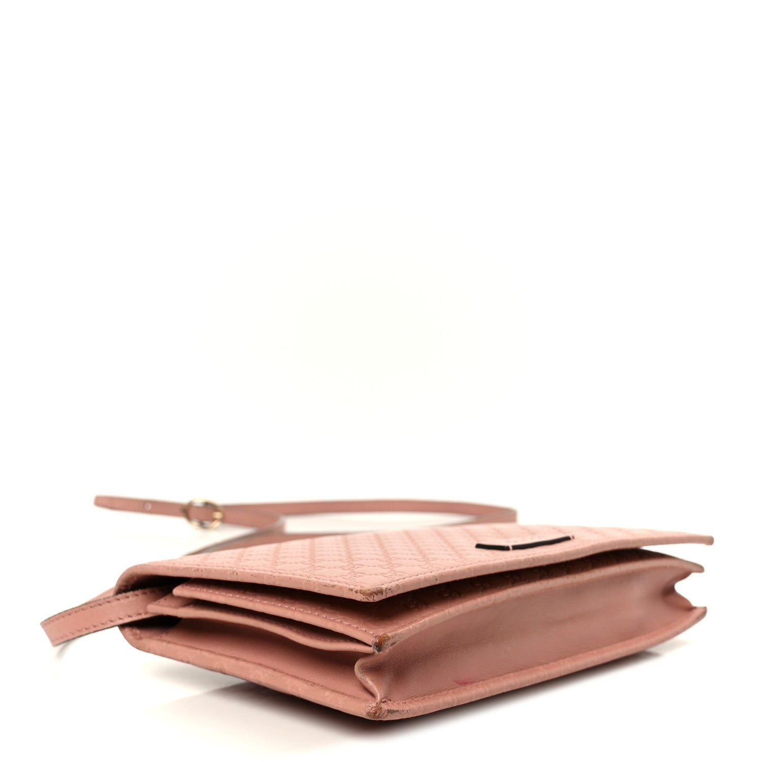 Gucci Microguccissima Crossbody Wallet Brown