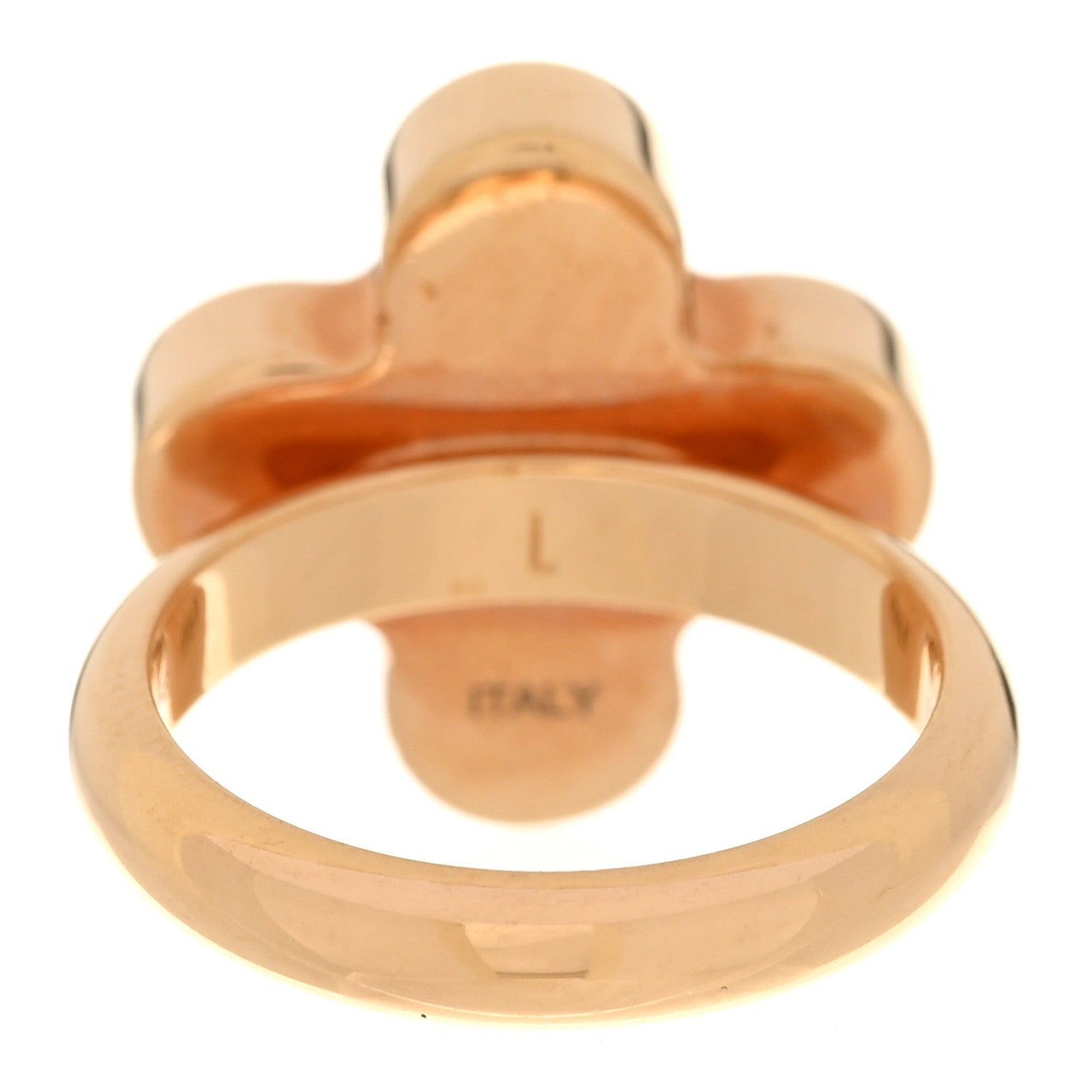 Louis Vuitton Metal Love Letters Timeless Ring L Gold