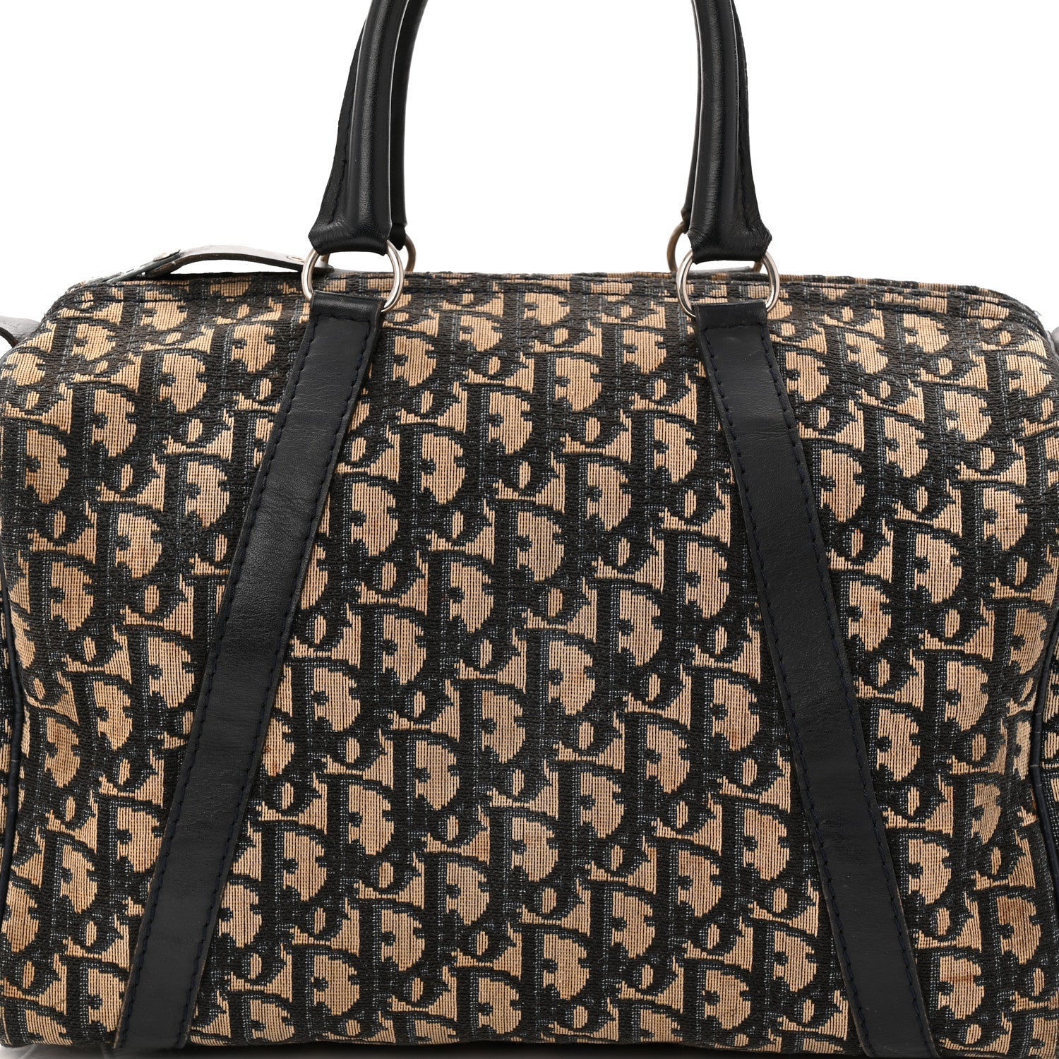 Christian Dior Monogram Boston Navy Blue