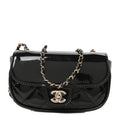 Chanel Patent Calfskin Quilted Mini Flap Black