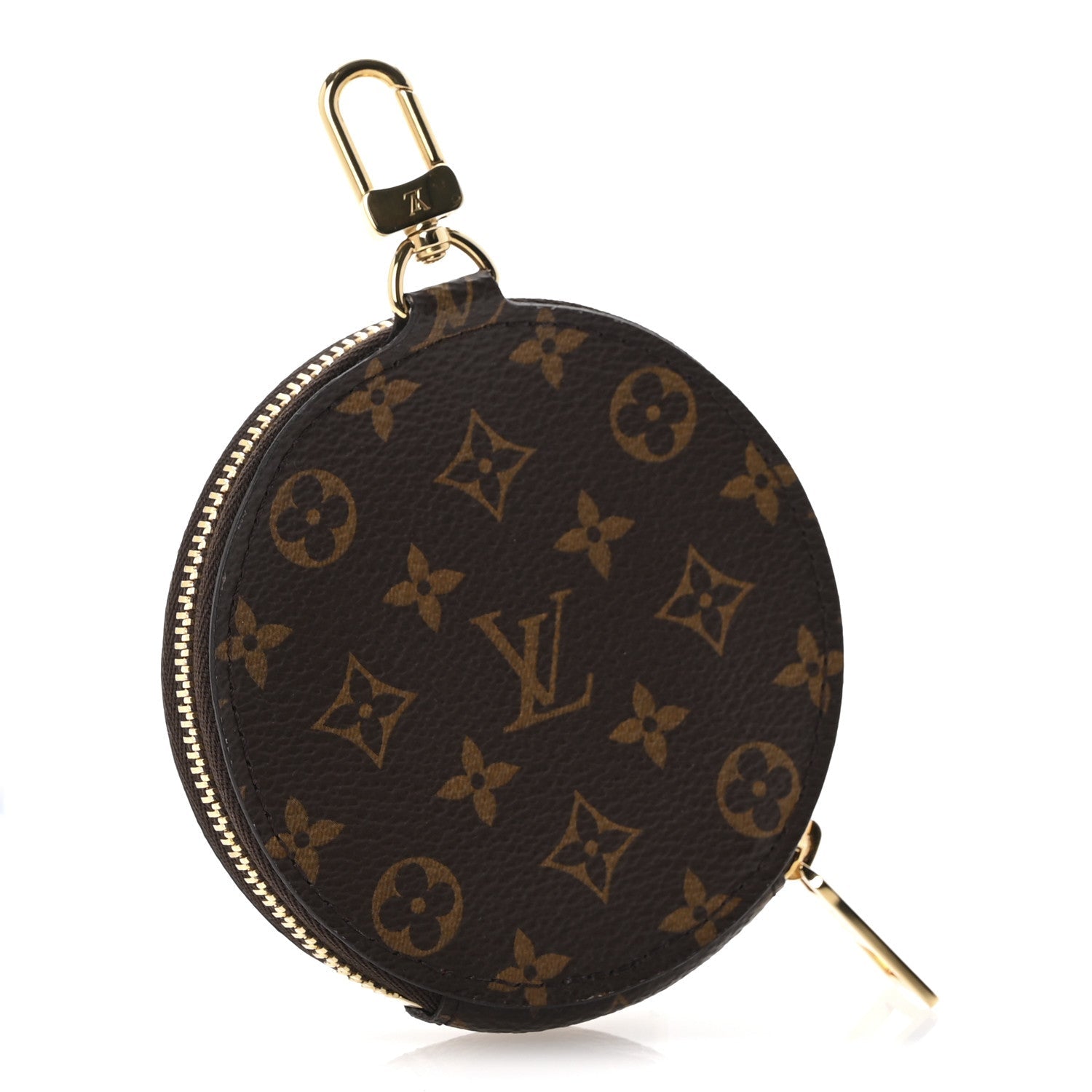 Louis Vuitton Monogram OnTheGo East West Round Coin Purse Red
