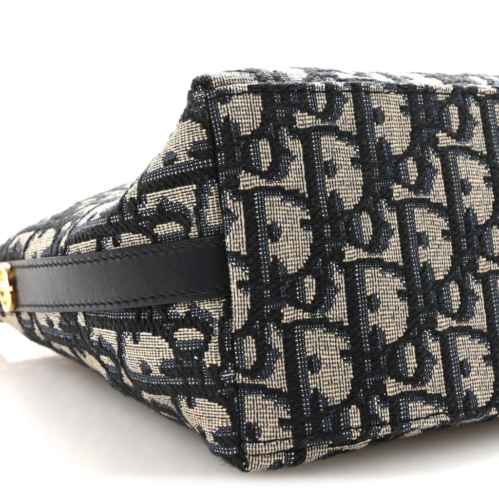 Christian Dior Oblique DiorStar Hobo Bag Blue