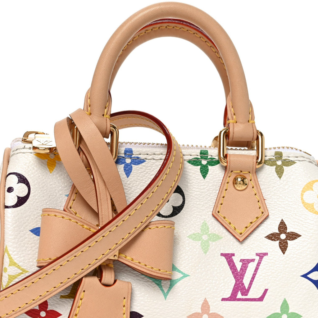 Louis Vuitton LV X TM Monogram Multicolor Nano Speedy White