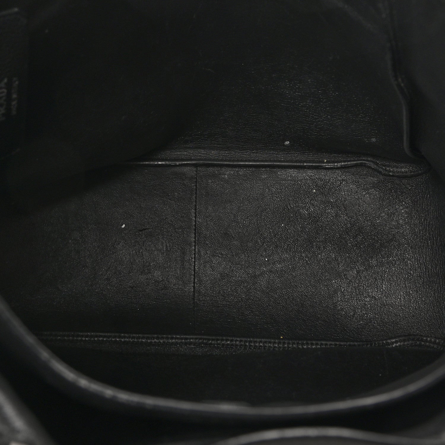 Prada Vitello Daino Soft Large Dynamique Tote Black