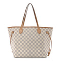 Louis Vuitton Damier Azur Neo Neverfull MM Rose Ballerine