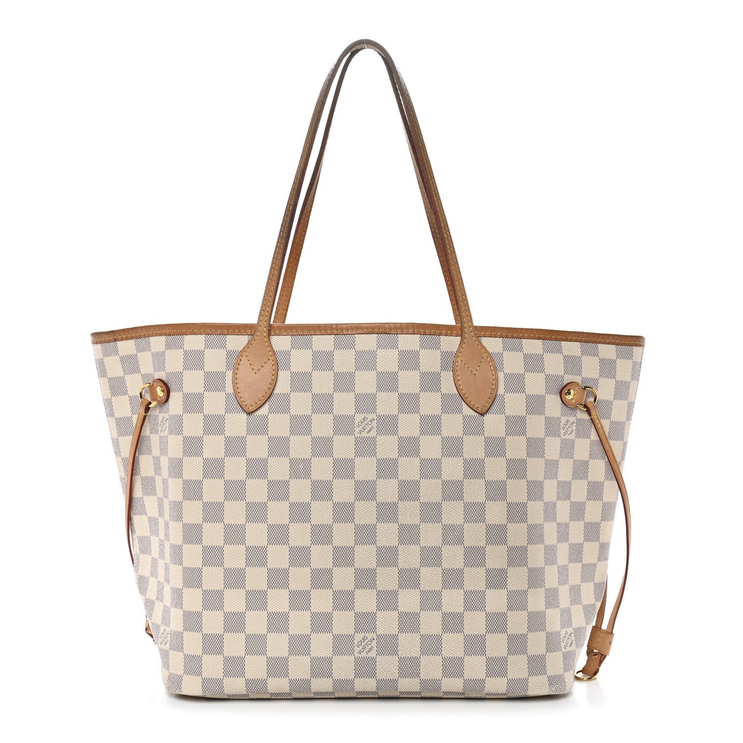 Louis Vuitton Damier Azur Neo Neverfull MM Rose Ballerine
