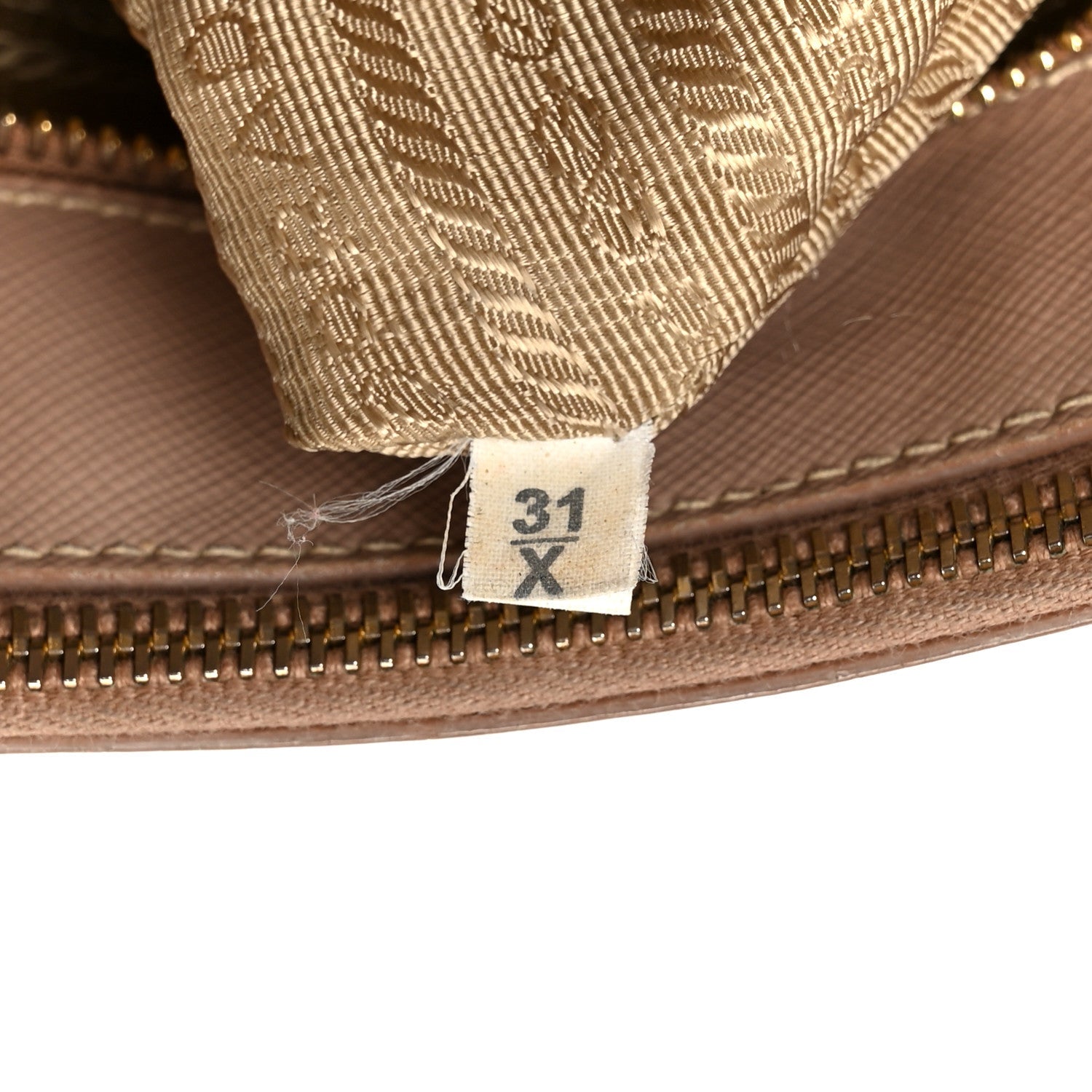 Prada Saffiano Small Galleria Double Zip Tote Cammeo