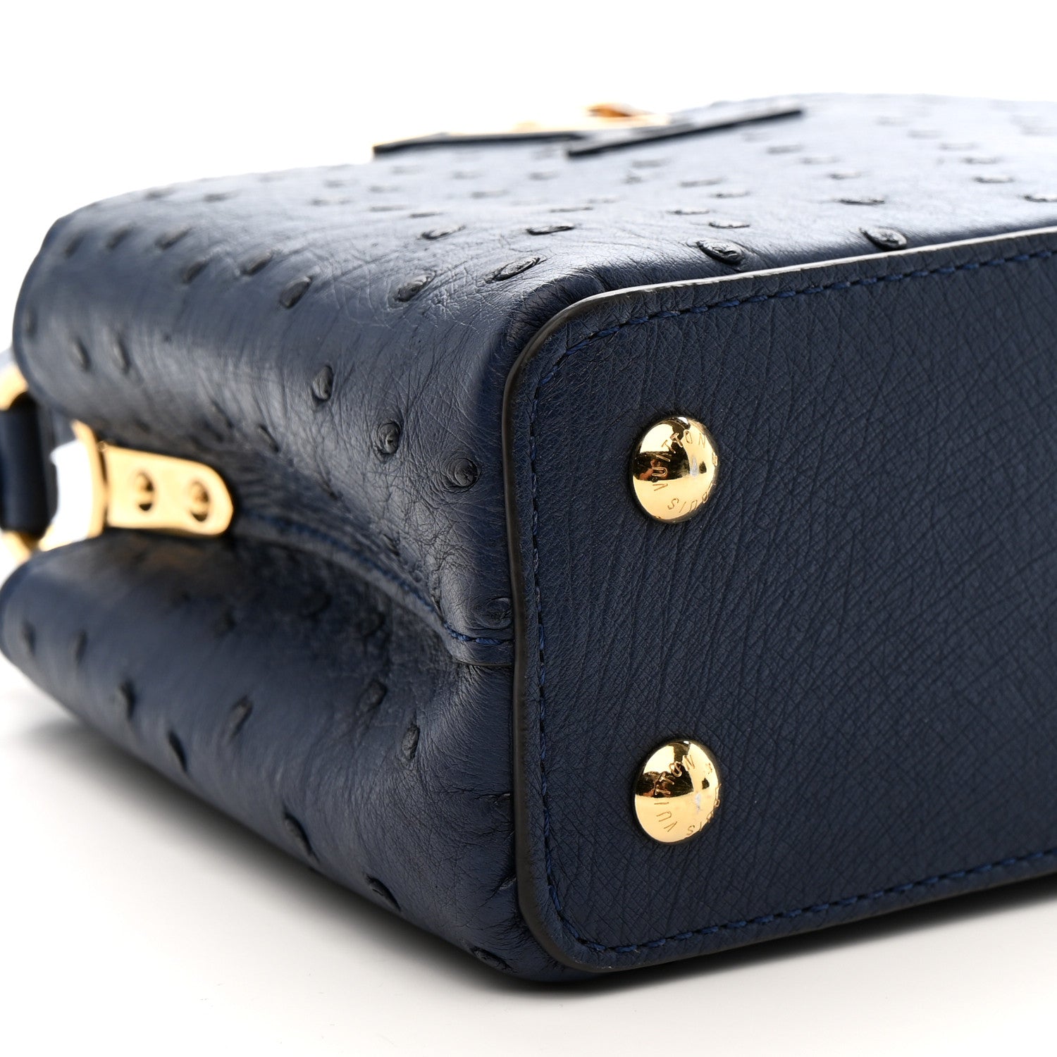 Louis Vuitton Ostrich Capucines Mini Indigo