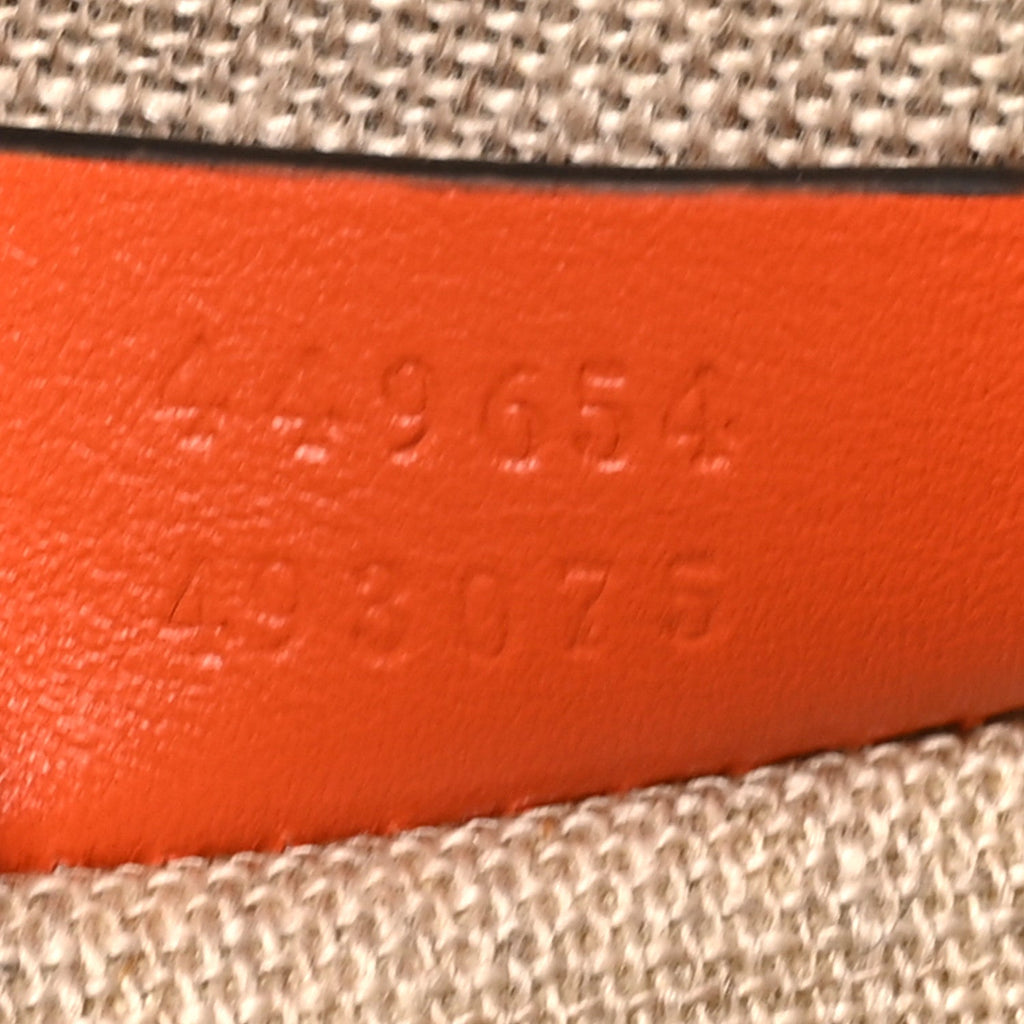 Gucci Microguccissima Mini Dome Bag Sun Orange