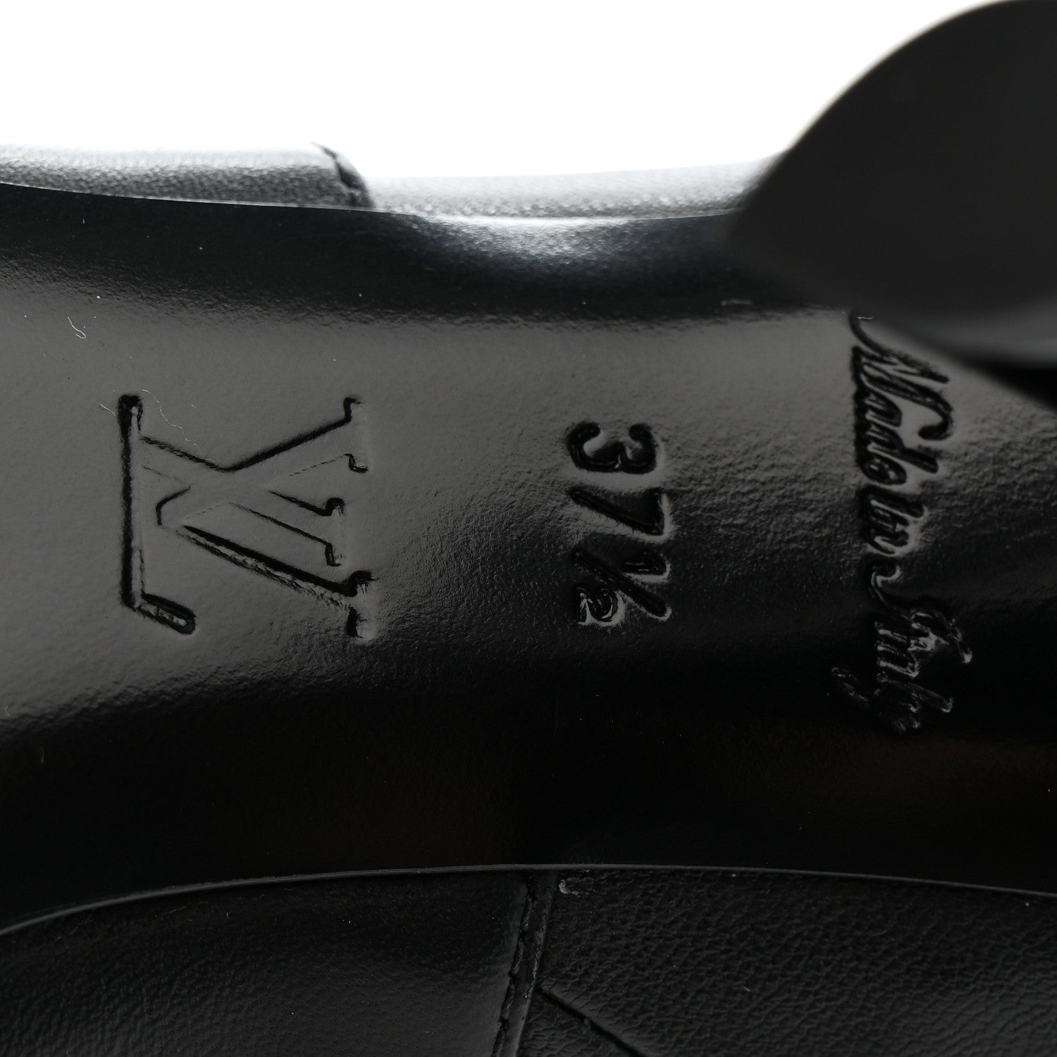 Louis Vuitton Calfskin Uniformes Silhouette Ankle Boots 37.5 Black
