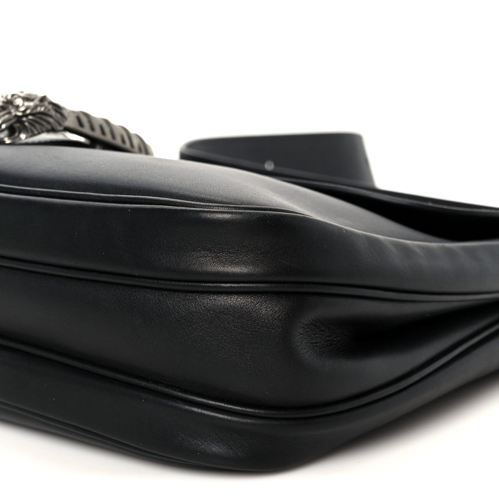 Gucci Calfskin Dionysus Messenger Bag Black