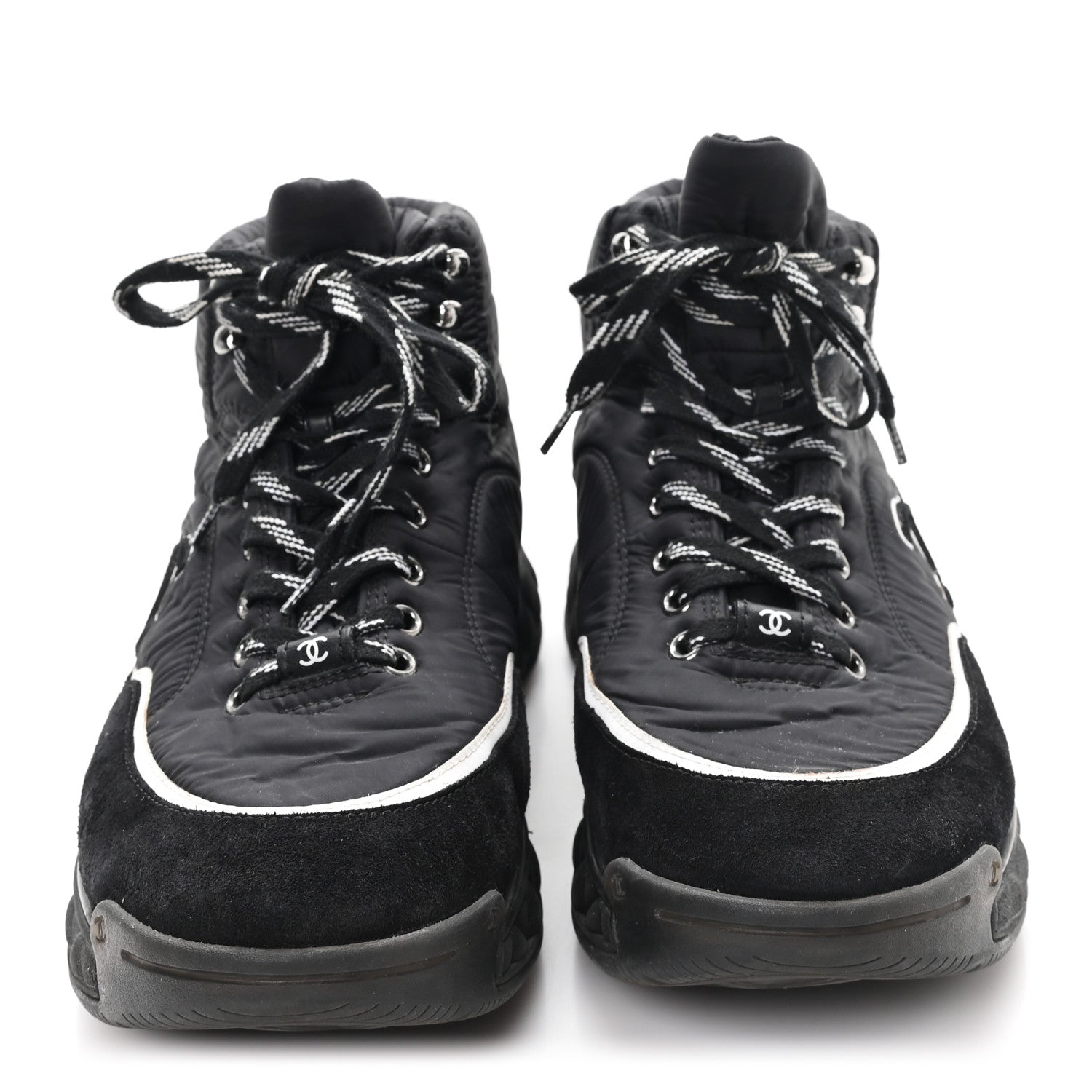 Fabric Suede Mens CC Sneakers 44 Black