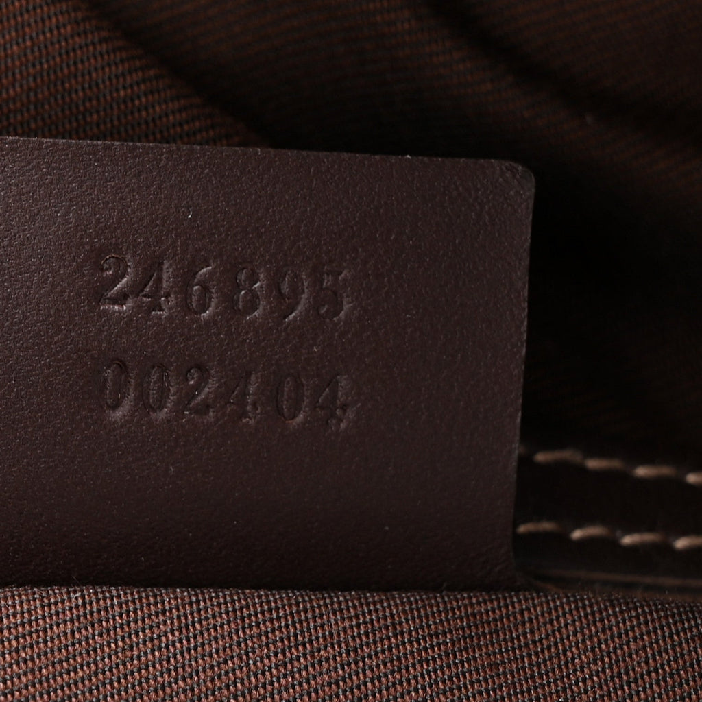 Gucci GG Plus Monogram Boston Carry On Duffle Bag Black
