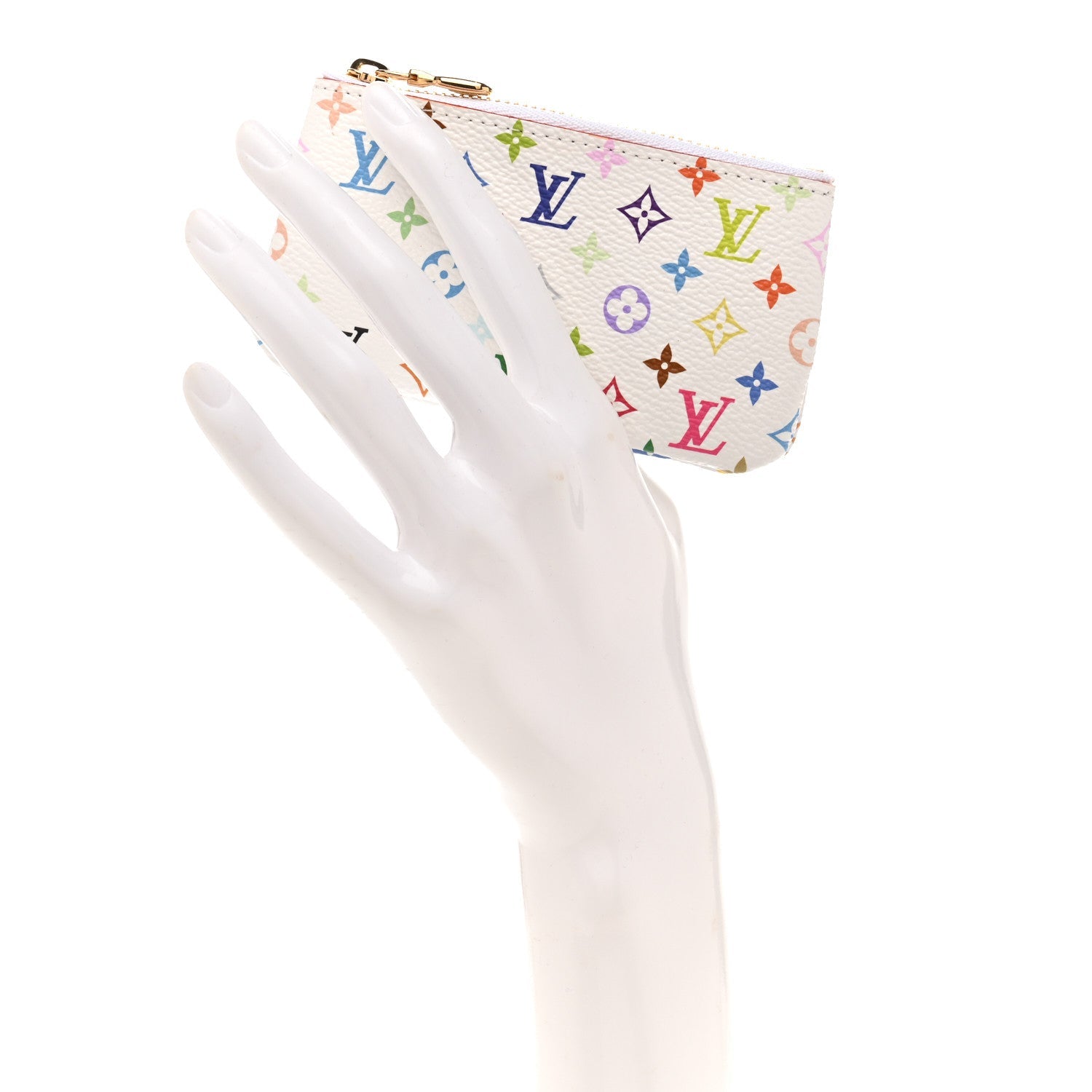 Louis Vuitton LV X TM Monogram Multicolor Key Pouch White