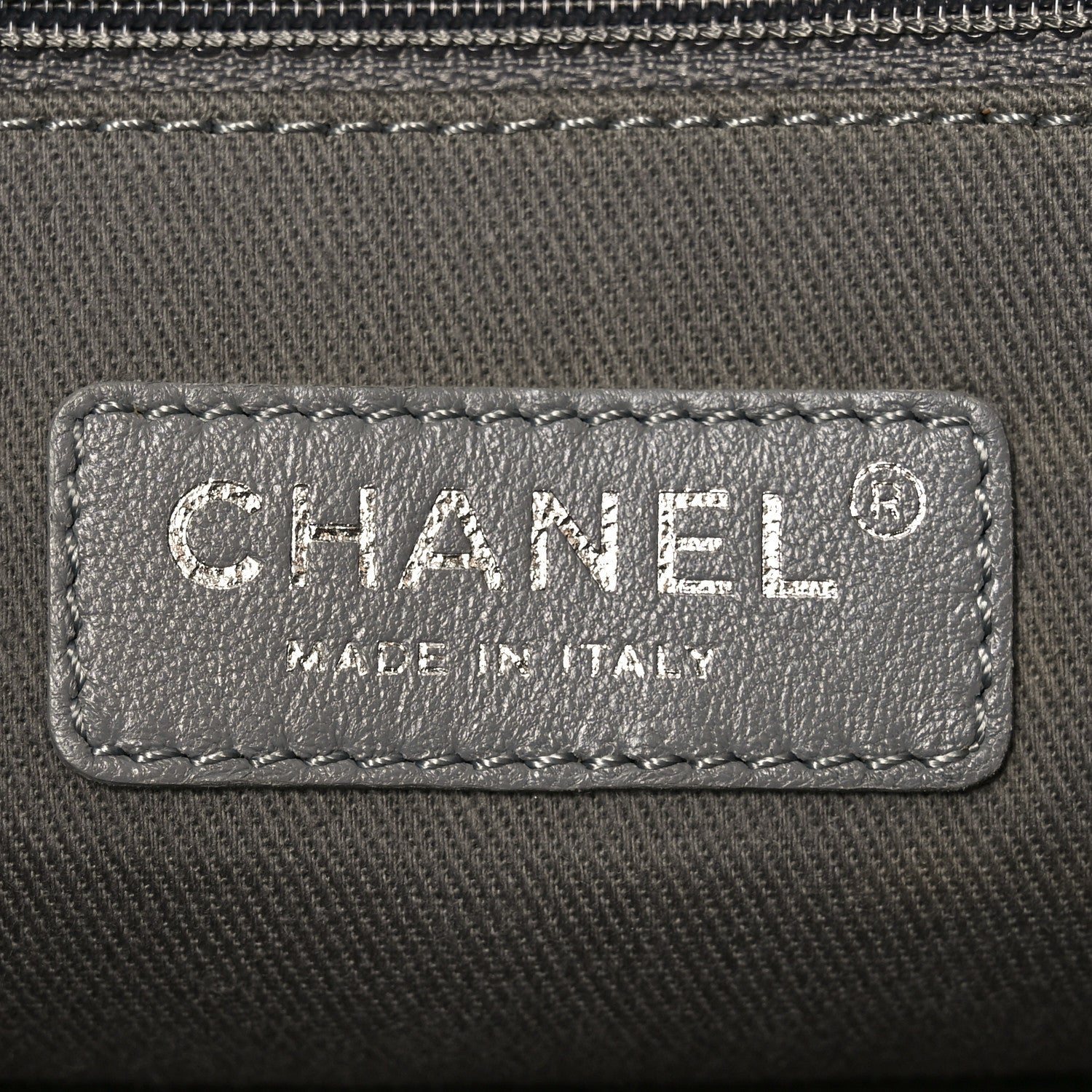 Chanel Canvas Graffiti Art School Oh My Boy Tote Black