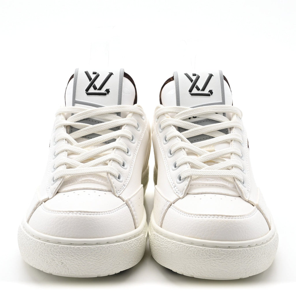 Louis Vuitton Charlie Sneakers 35 White Cacoa Brown