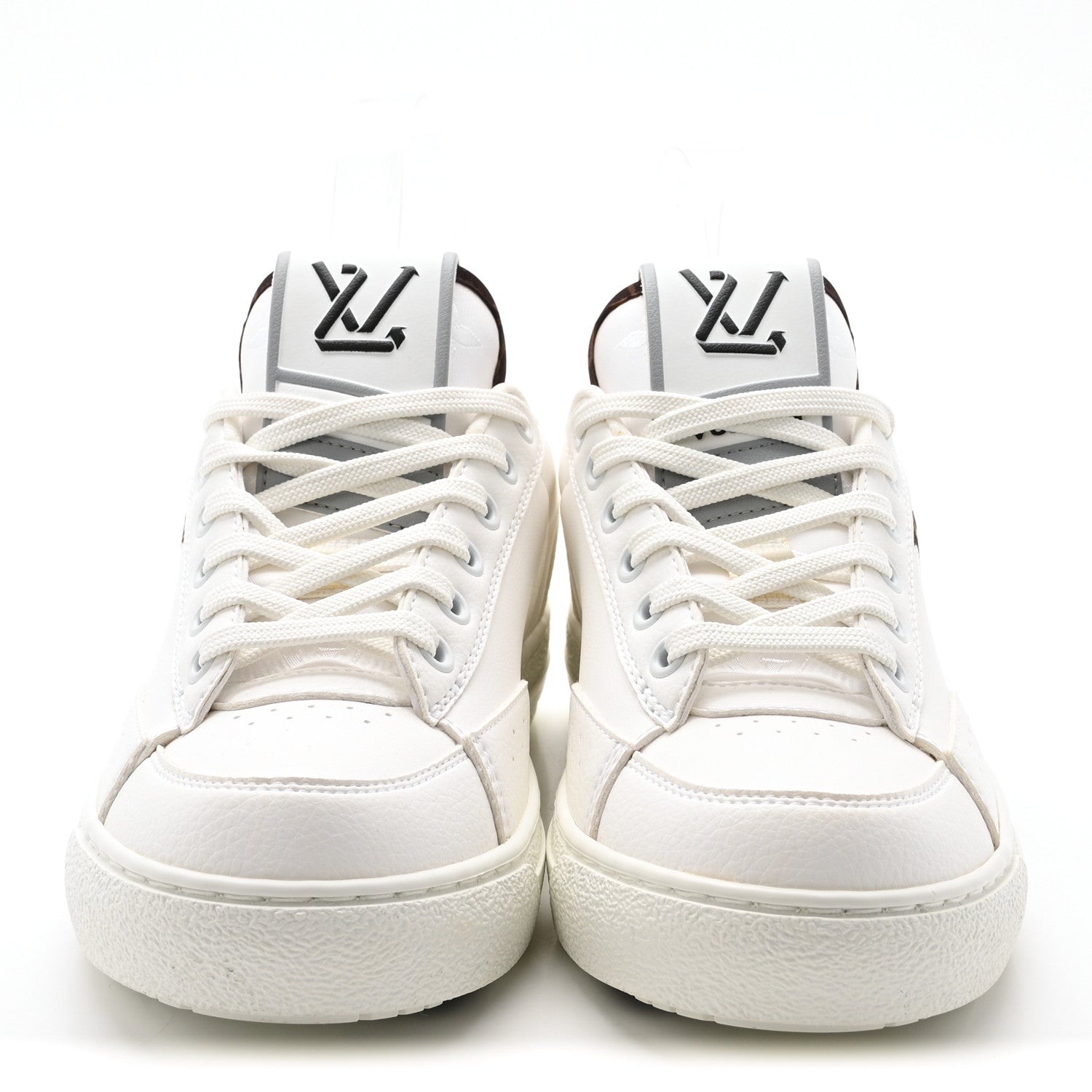 Louis Vuitton Charlie Sneakers 35 White Cacoa Brown
