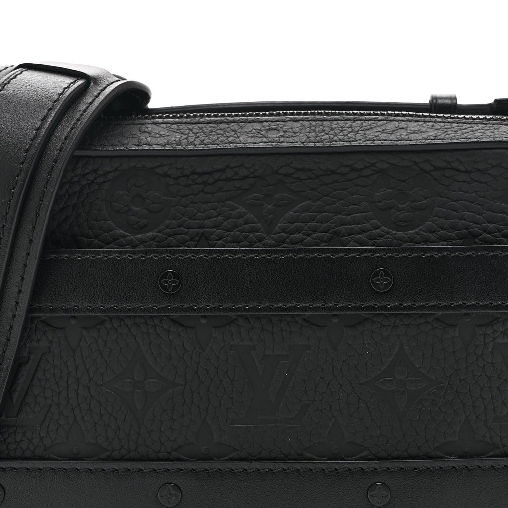 Louis Vuitton Taurillon Monogram Soft Trunk Black