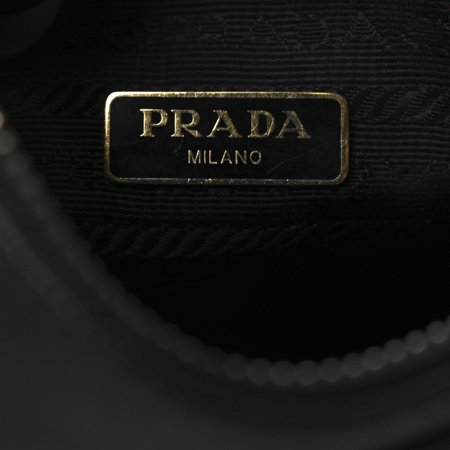 Prada Saffiano Lux Re-Edition 2005 Shoulder Bag Black
