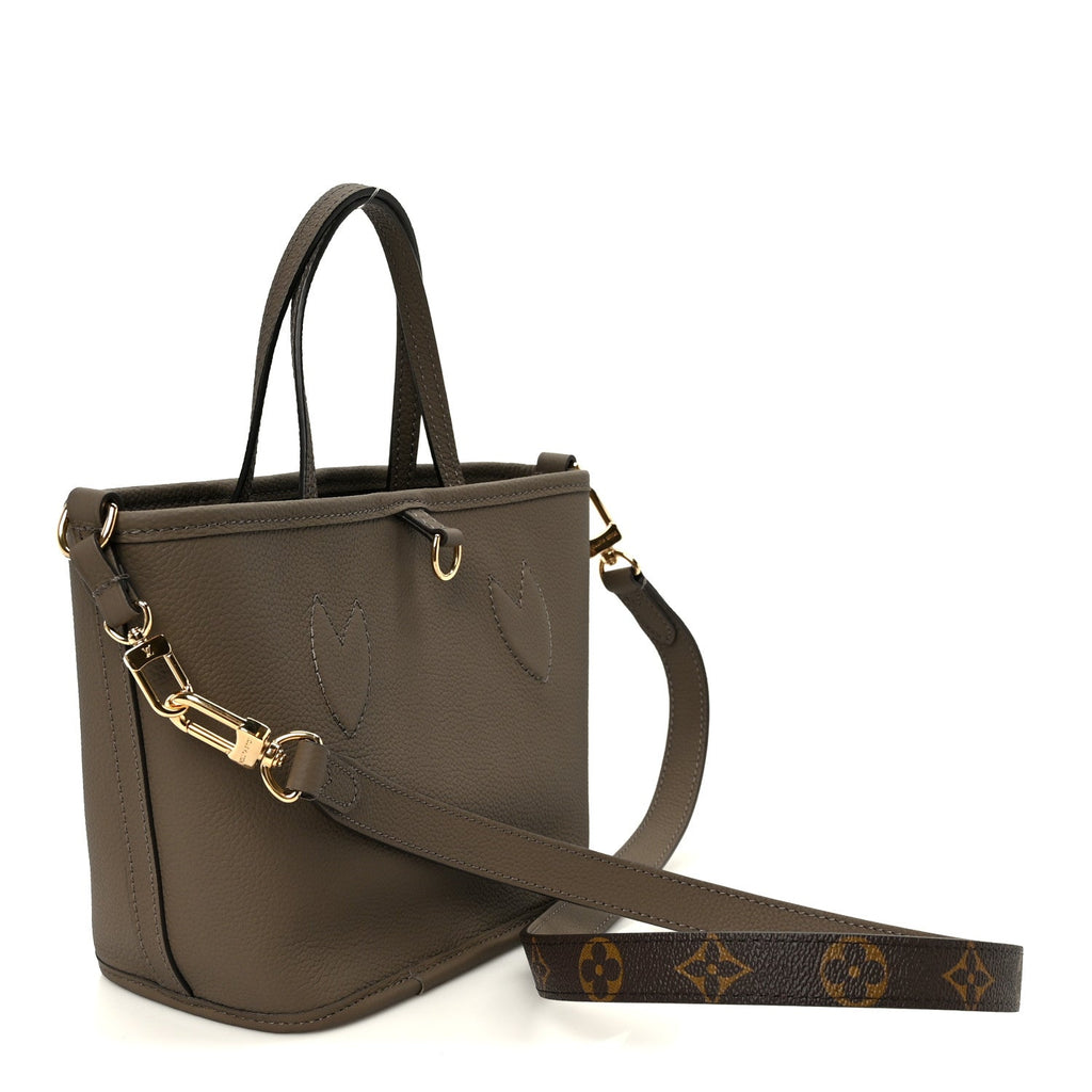 Louis Vuitton Monogram Neverfull Inside Out Bandouliere BB Dark Fango