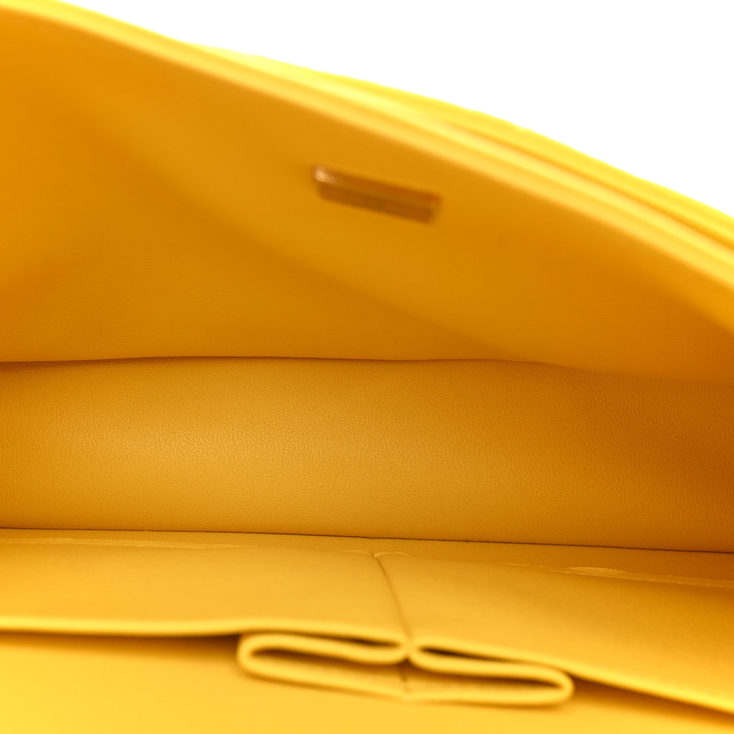 Chanel Caviar Quilted Medium Double Flap Yellow