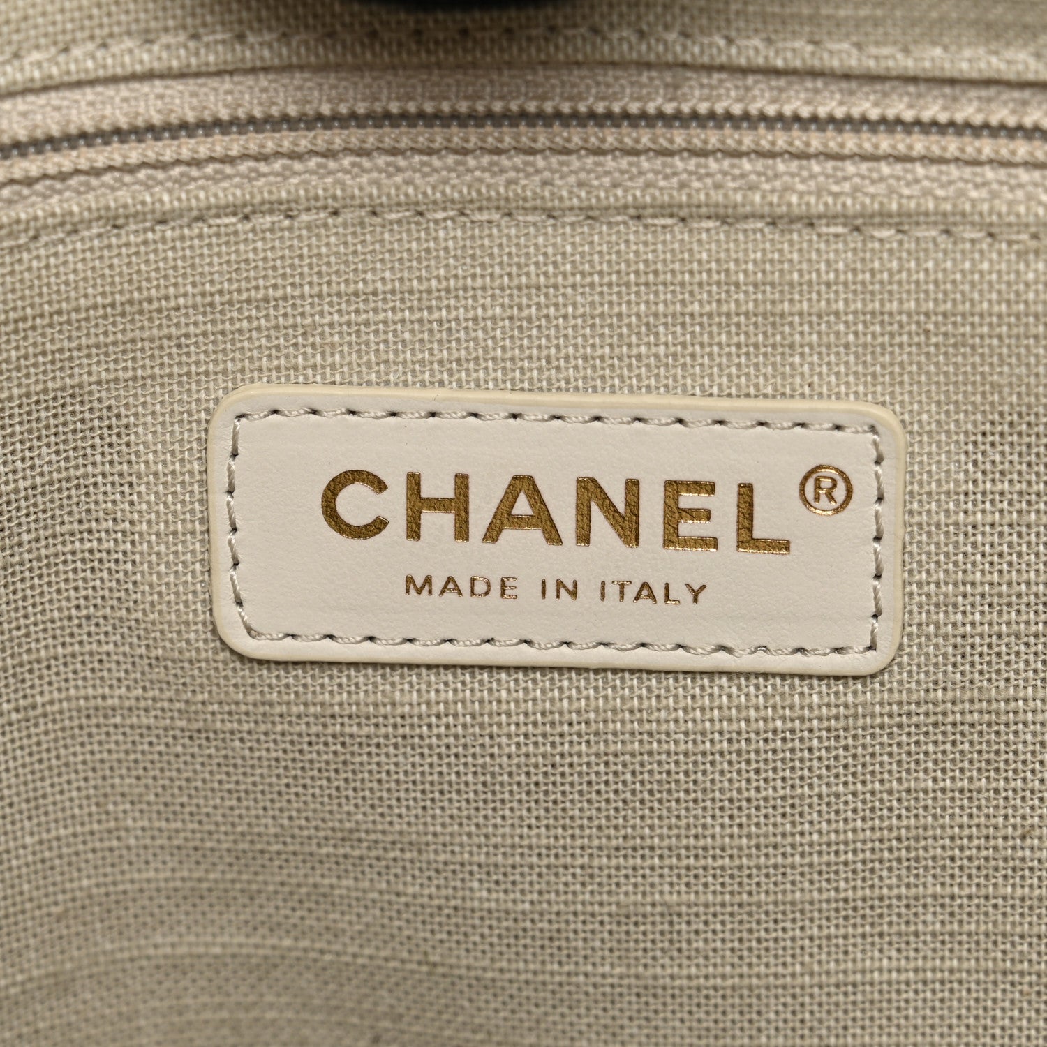 Chanel Mixed Fibers Small Deauville Tote Black