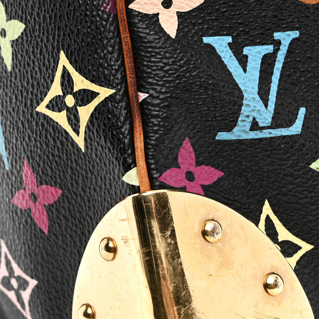 Louis Vuitton Monogram Multicolor Keepall 45 Black
