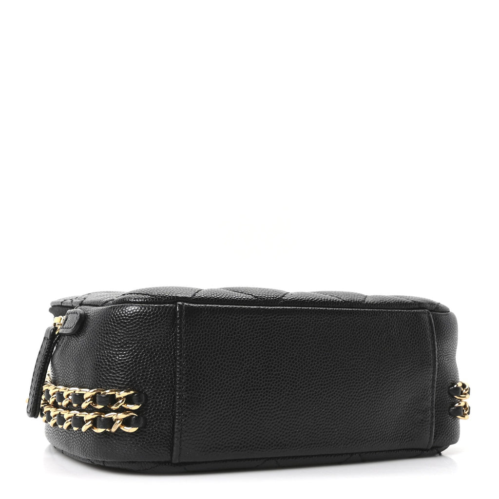 Chanel Caviar Quilted Mini CC You Camera Case Black