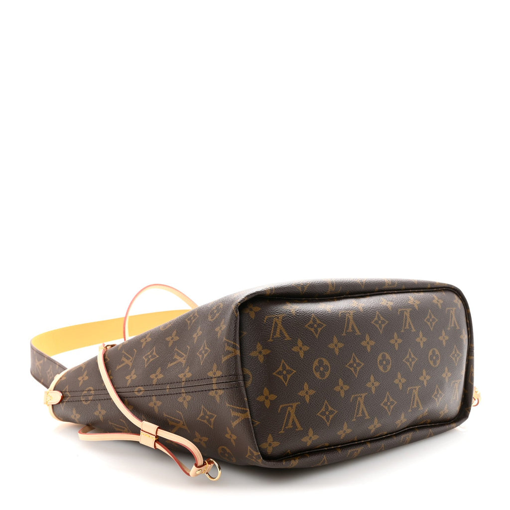 Louis Vuitton Monogram Inside Out Neverfull Bandouliere MM Jaune Safran