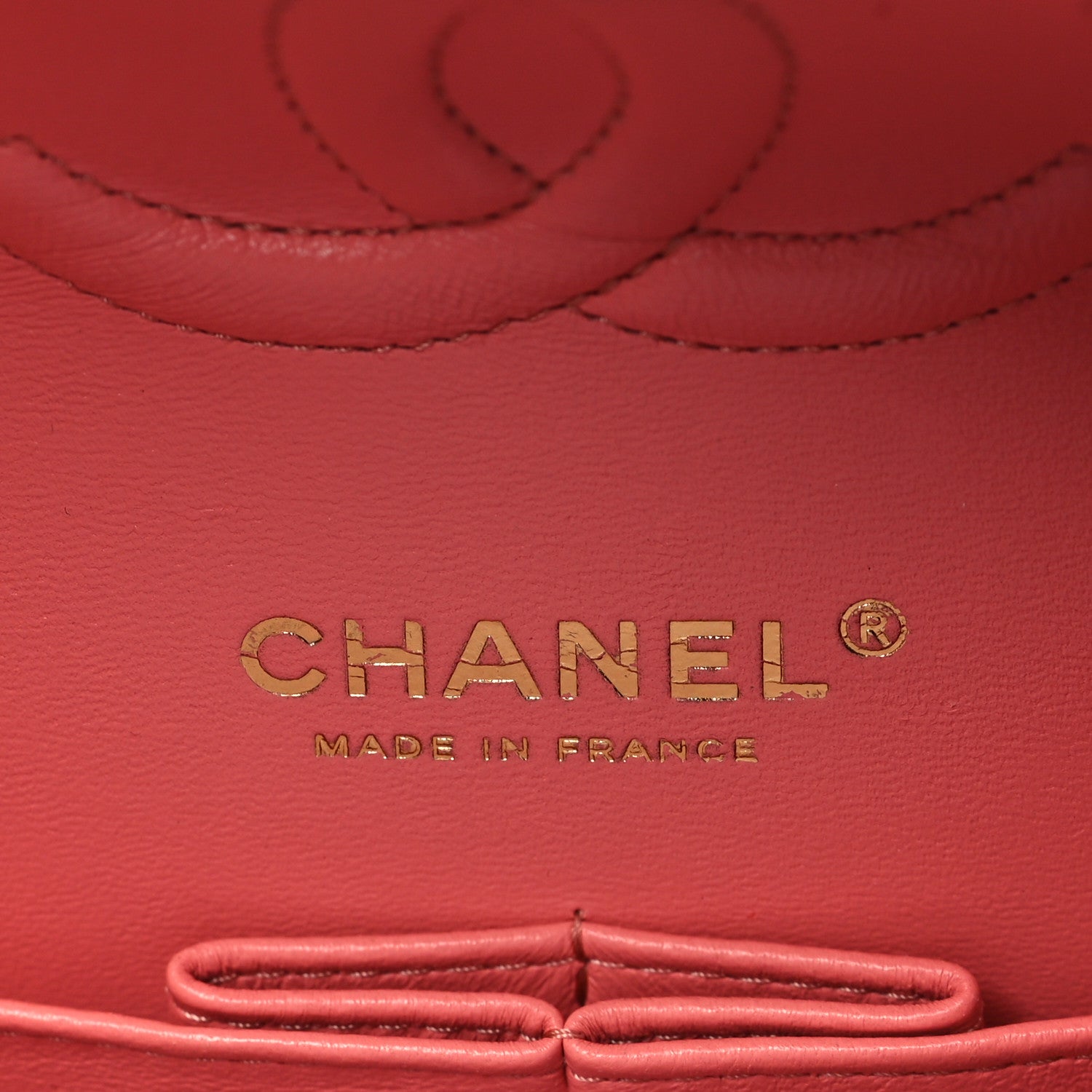 Chanel Iridescent Lambskin Quilted Medium Double Flap Pink