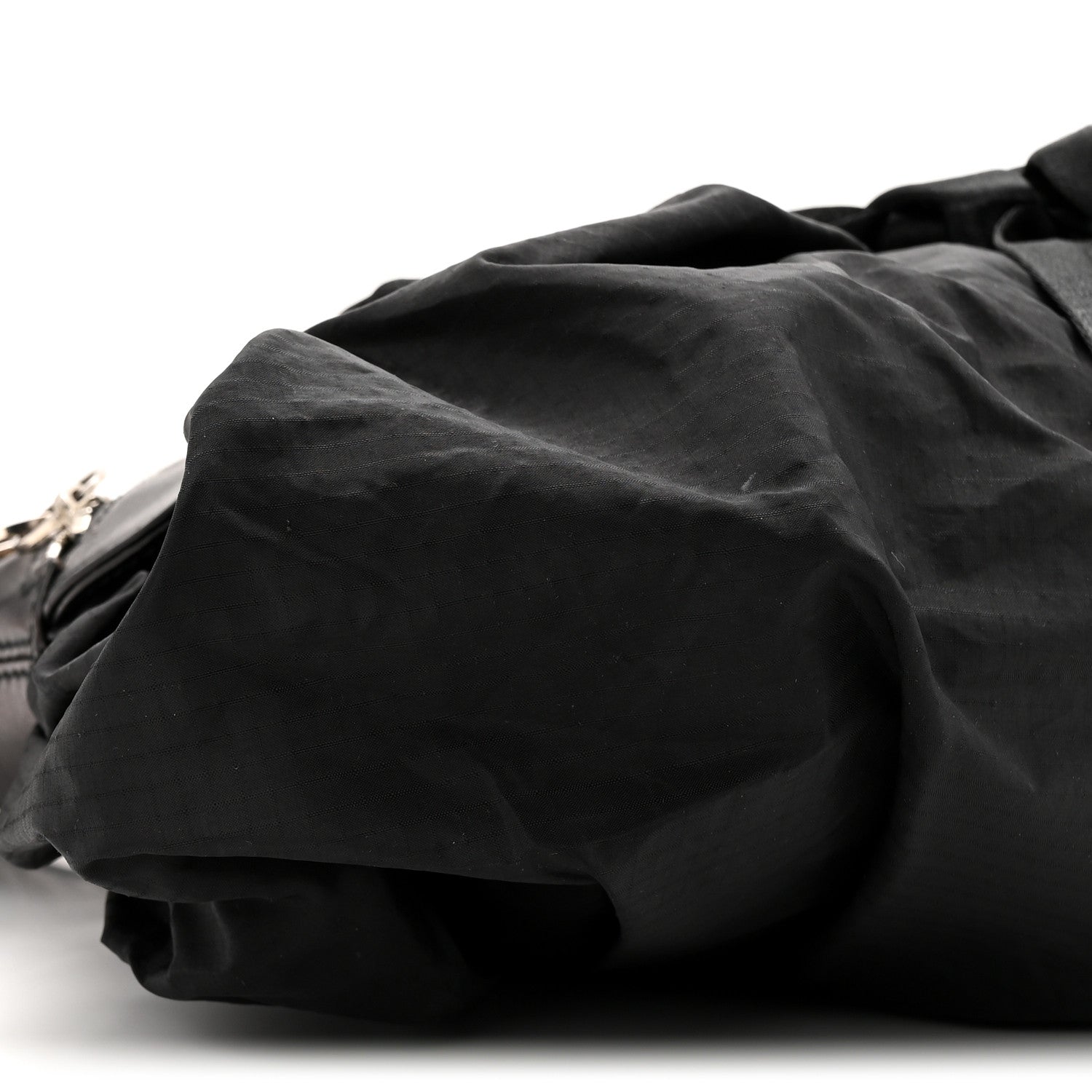 Christian Dior Satin Ballet Evening Bag Black