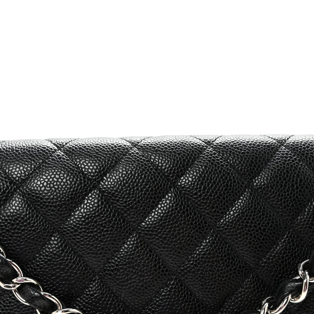 Chanel Caviar Maxi Single Flap Black