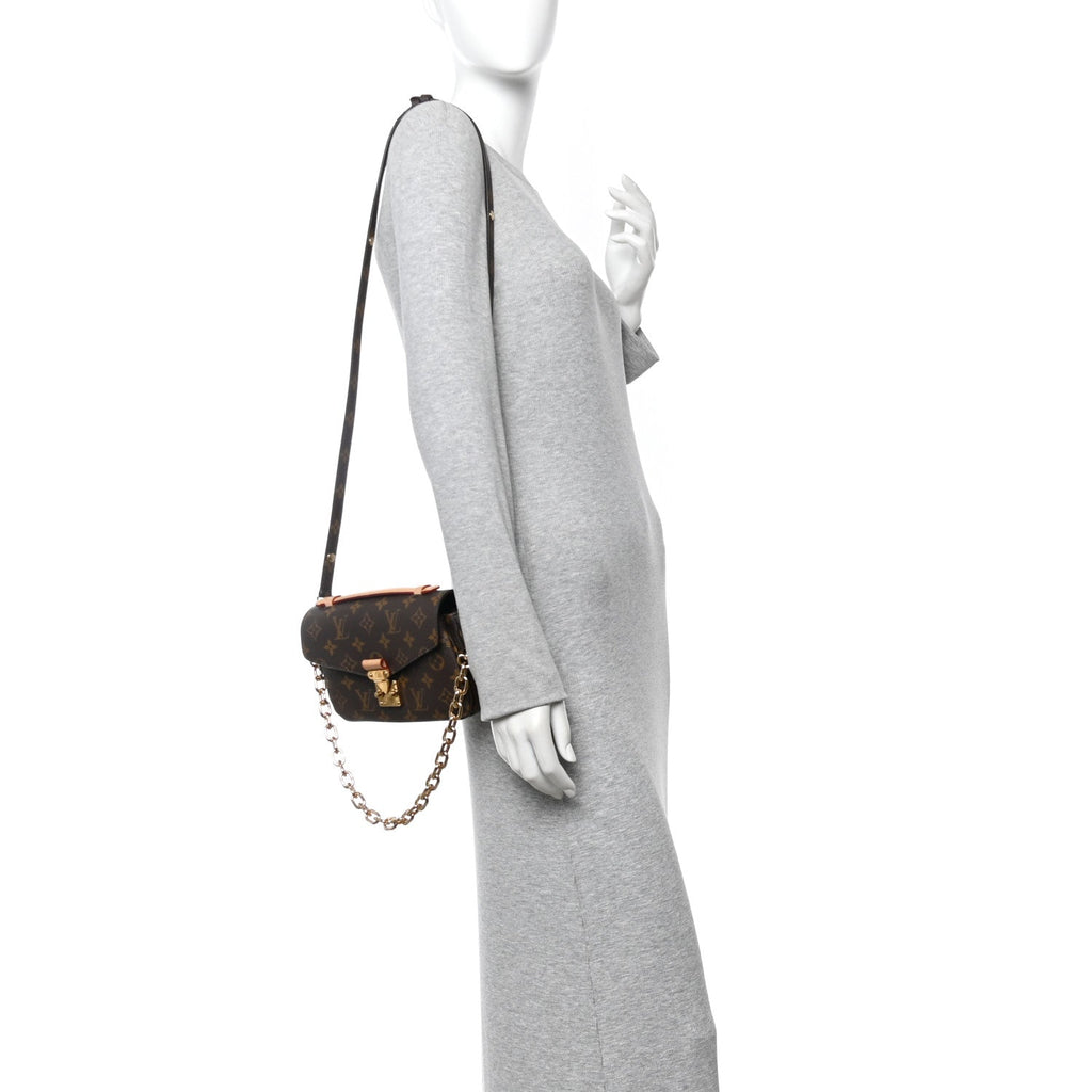 Louis Vuitton Monogram Pochette Metis East West