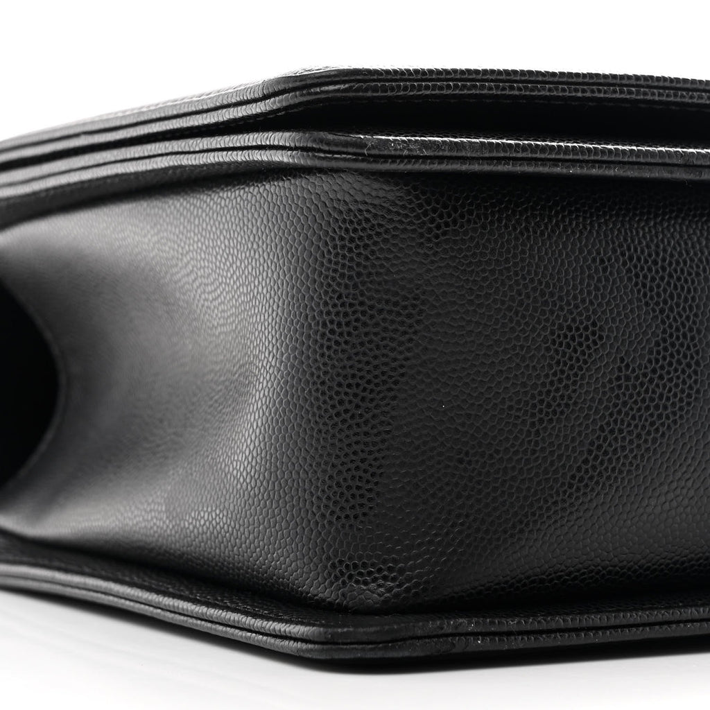 Chanel Caviar Quilted New Medium Boy Flap Black