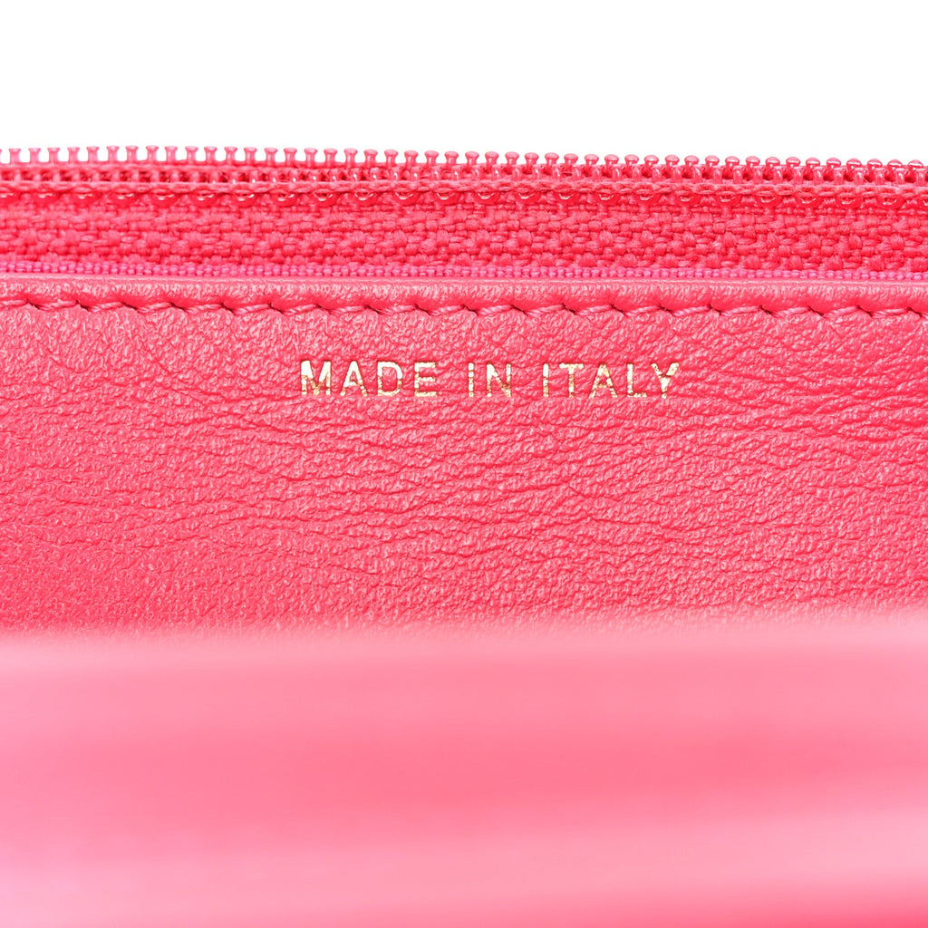 Chanel Tweed Calfskin Signe Wallet On Chain WOC Black Pink Orange