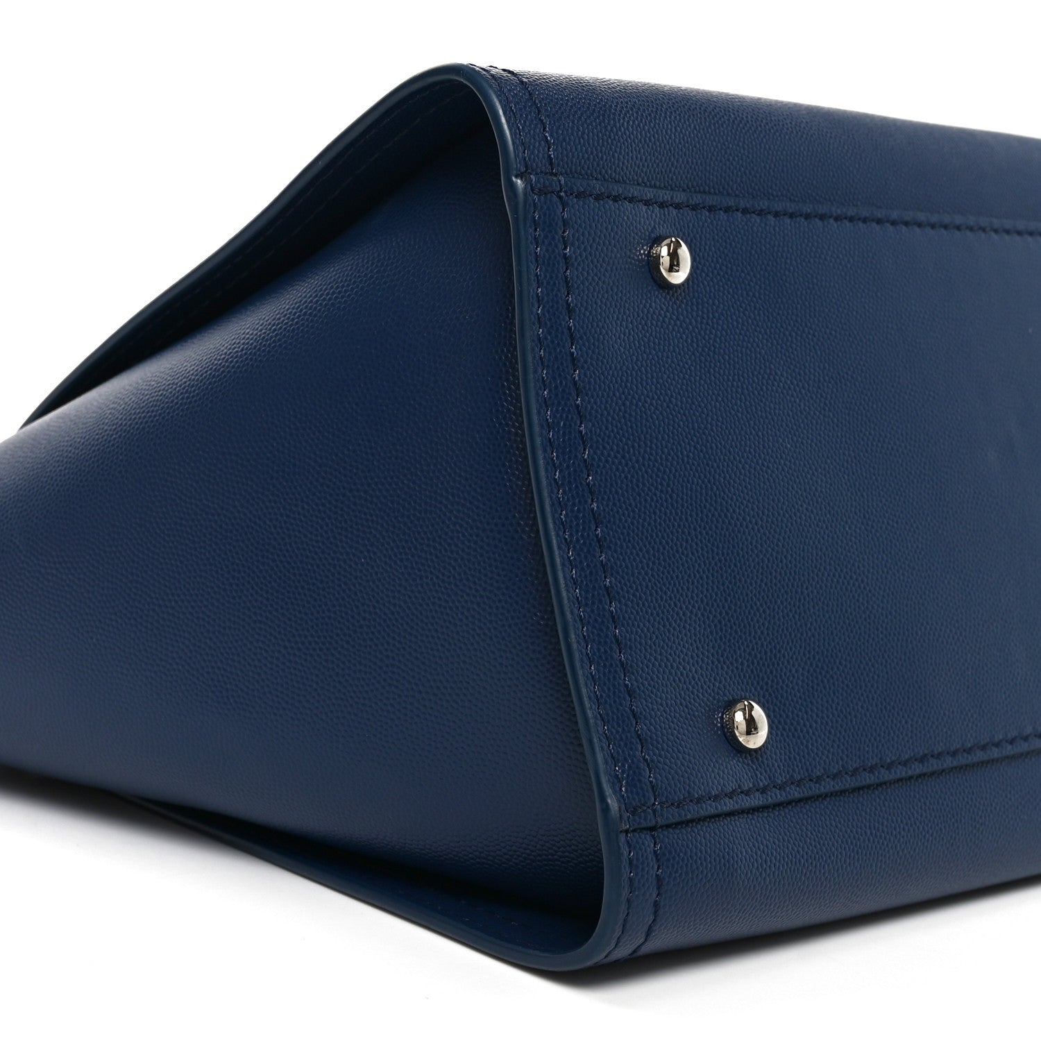 Chanel Caviar Small Studded Deauville Tote Navy