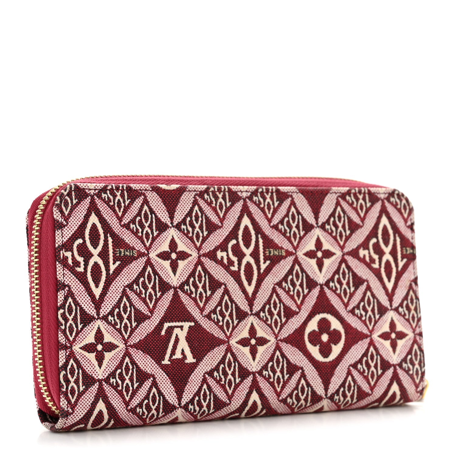 Louis Vuitton Jacquard Since 1854 Zippy Wallet Bordeaux