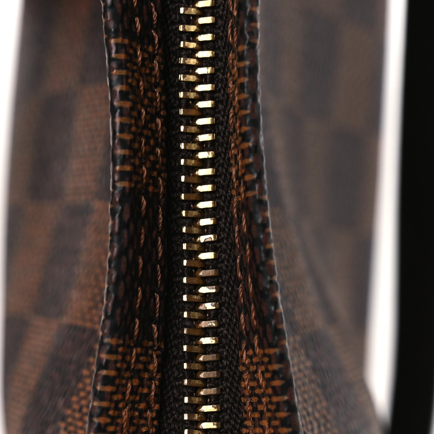 Louis Vuitton Damier Ebene Trousse Make Up Bag Pochette