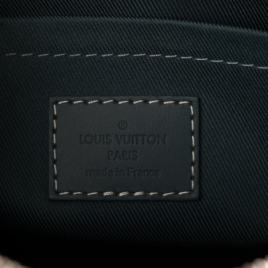 Louis Vuitton Monogram Washed Denim Keepall Bandouliere 25