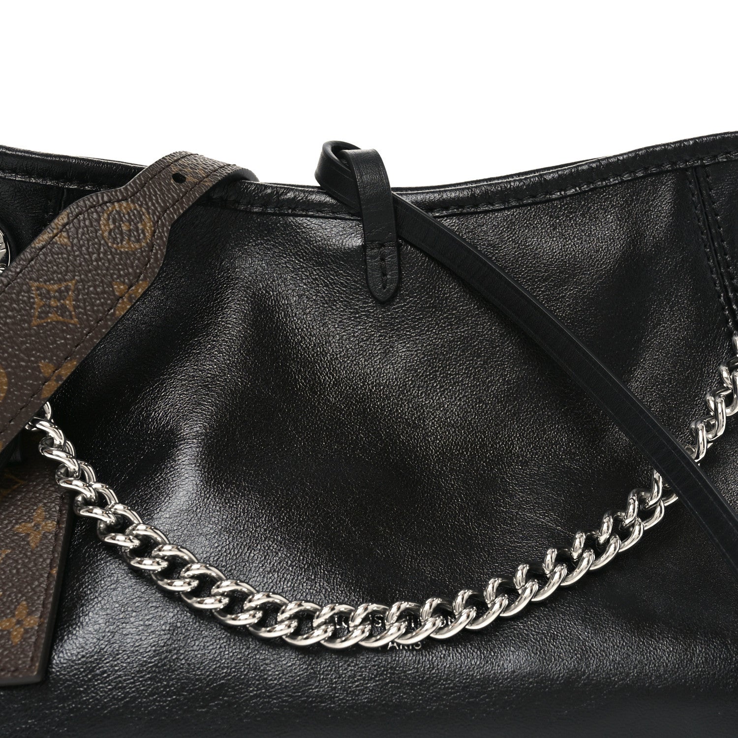 Louis Vuitton Lambskin CarryAll Vibe BB Black