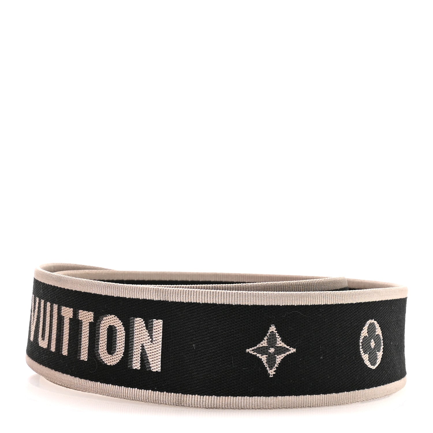 Louis Vuitton Jacquard Diane Shoulder Strap Black Ivory