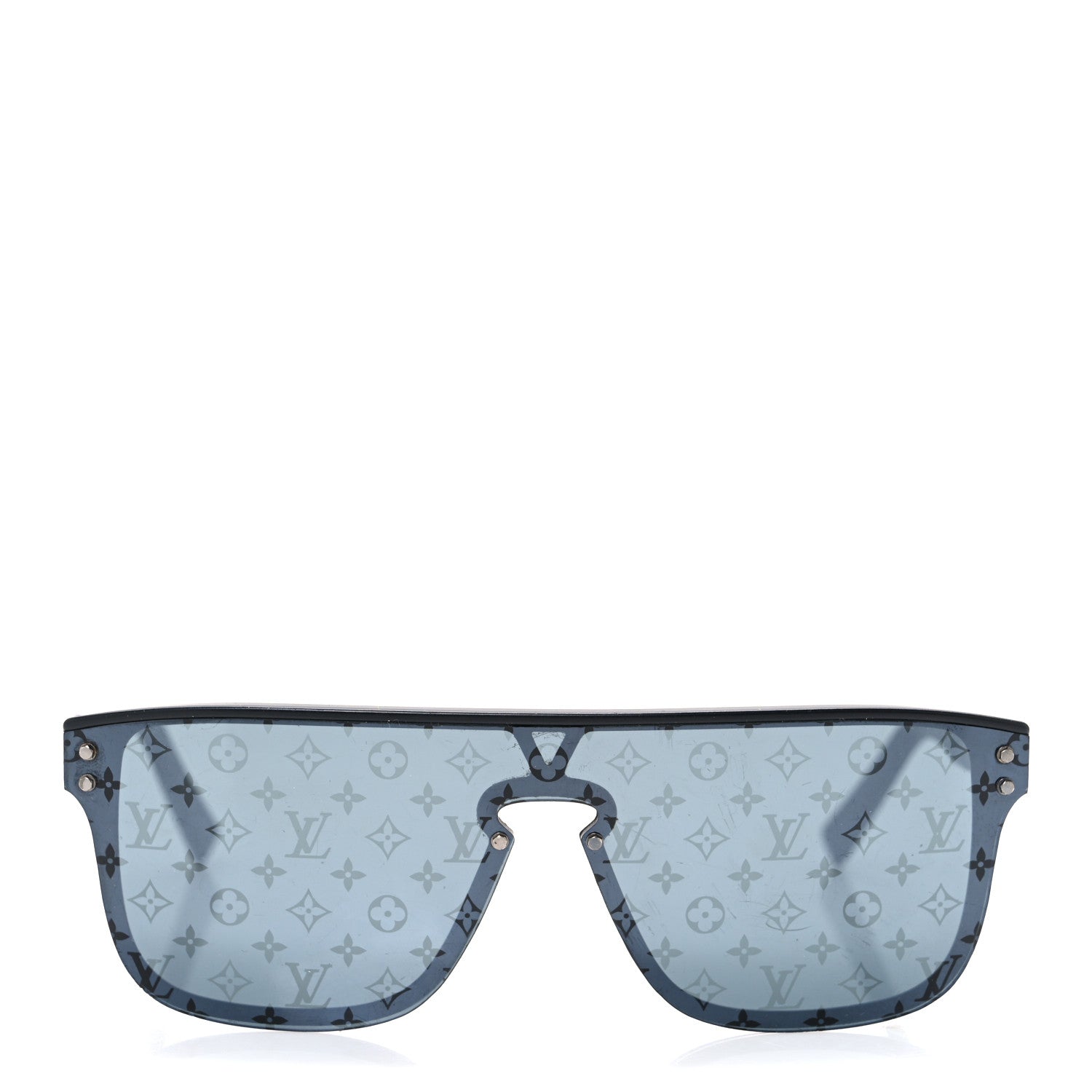 Louis Vuitton Acetate LV Waimea Square Sunglasses Z1082W Black