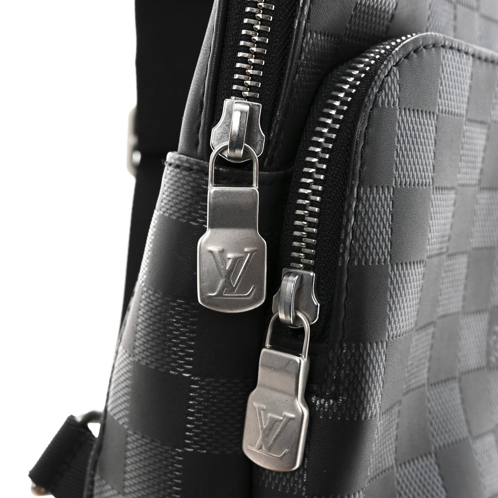 Louis Vuitton Damier Graphite Avenue Sling Bag Onyx Silver