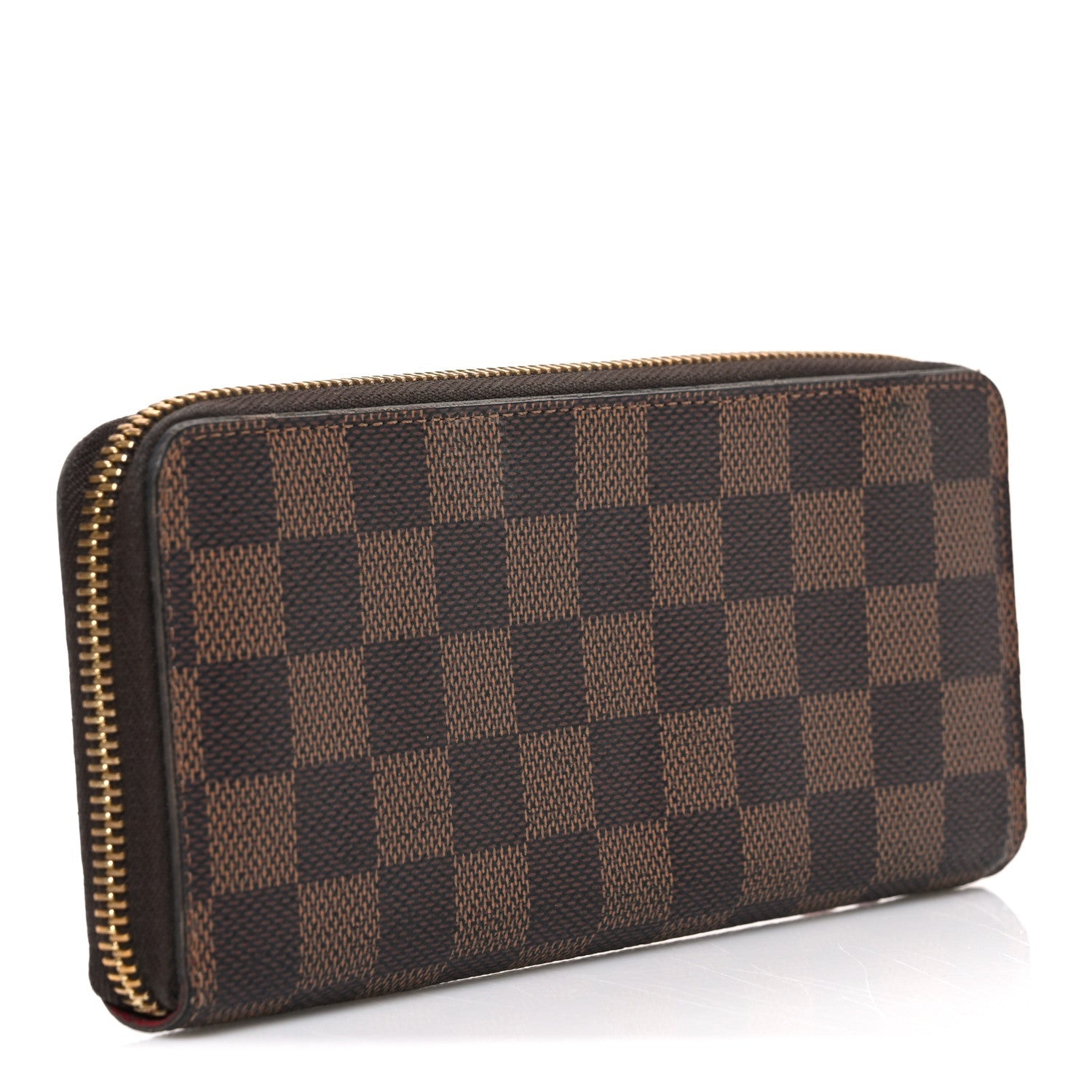 Louis Vuitton Damier Ebene Clemence Wallet Cherry
