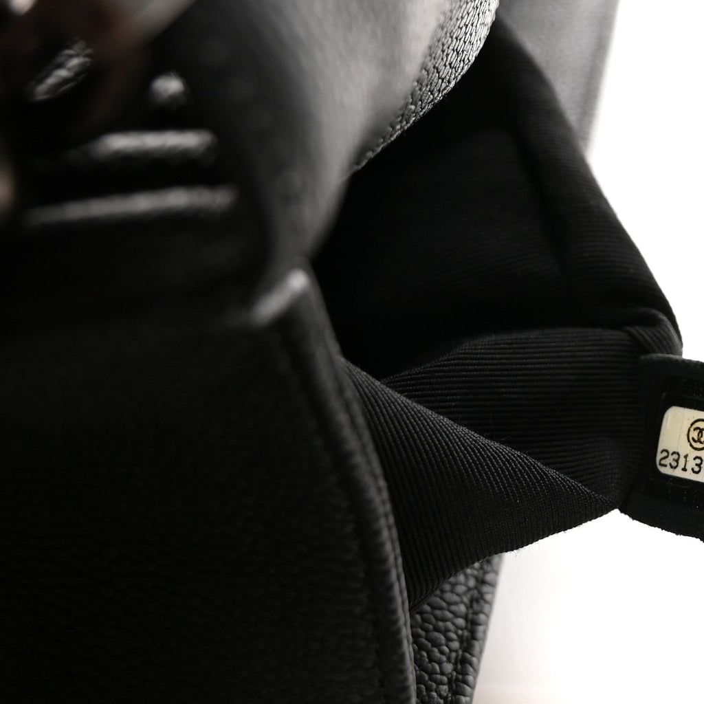 Chanel Caviar Quilted Medium Boy Flap Black