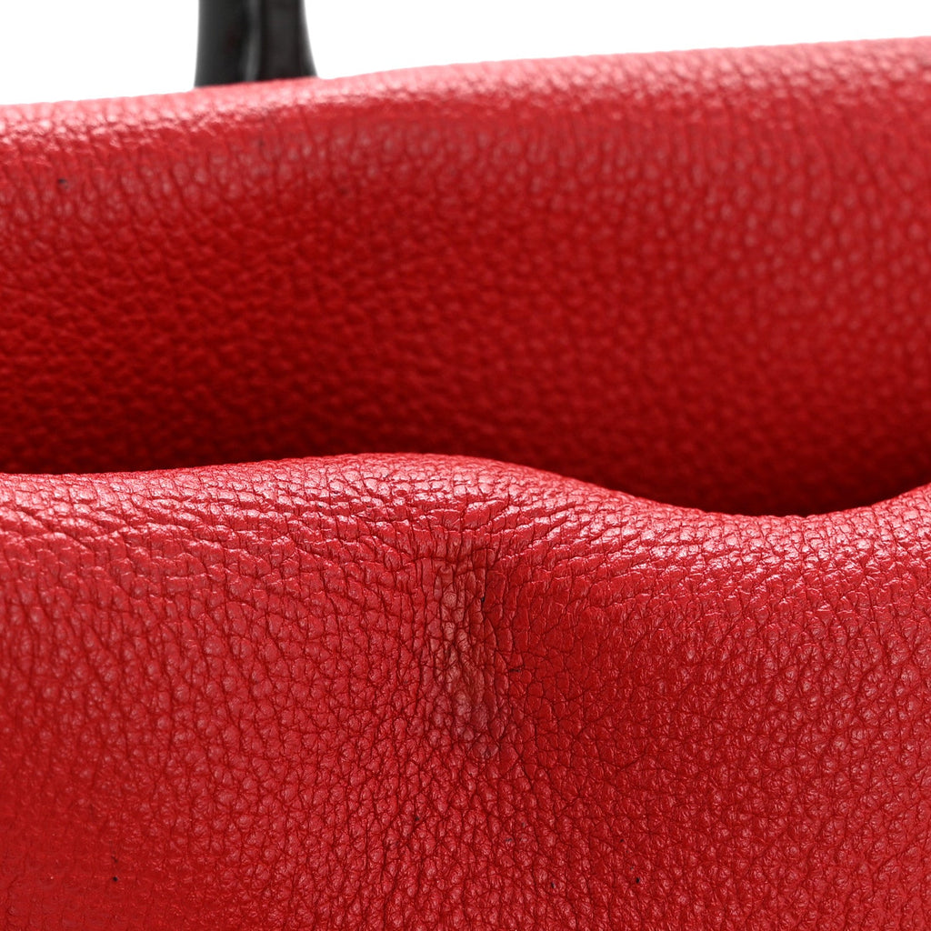 Louis Vuitton Monogram Cuir Orfevre Tote W PM Cherry