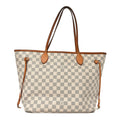 Louis Vuitton Damier Azur Neo Neverfull MM Rose Ballerine